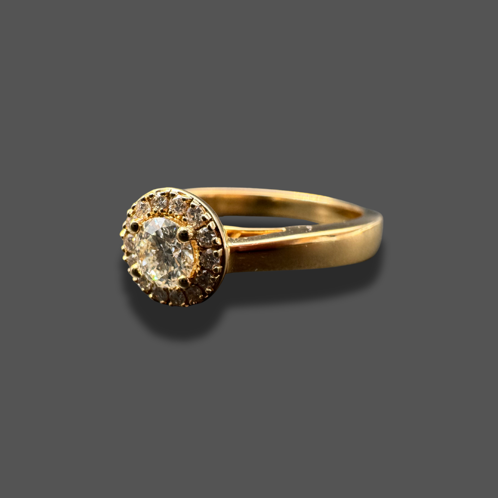Bague solitaire accompagné 0.40ct