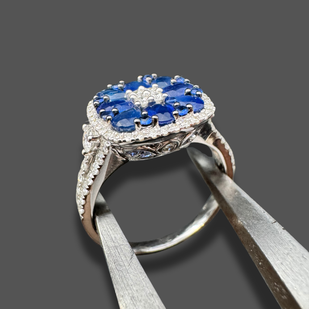 Bague Saphir Fleure