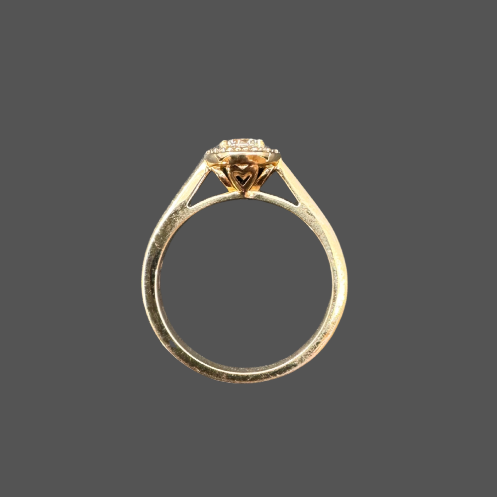 Bague solitaire accompagné 0.40ct