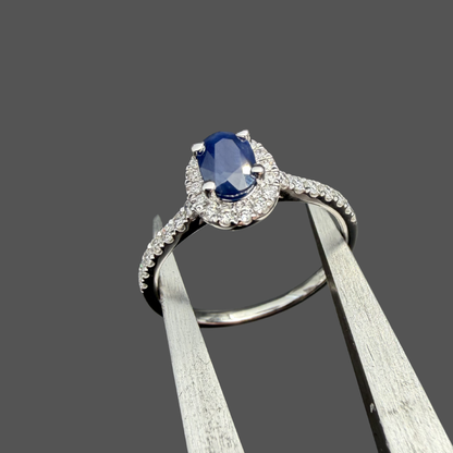 Bague Saphir et Diamants