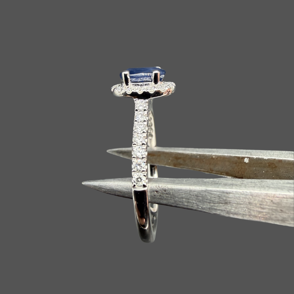 Bague Saphir et Diamants