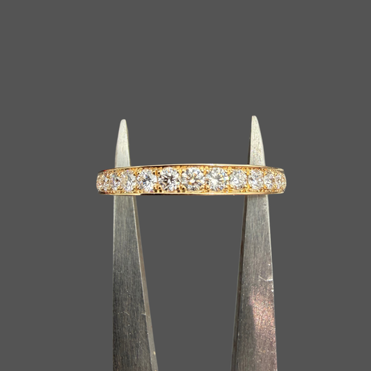 Demi-Alliance Diamants G-VS 0,35 ct – Or Jaune 18 Carats
