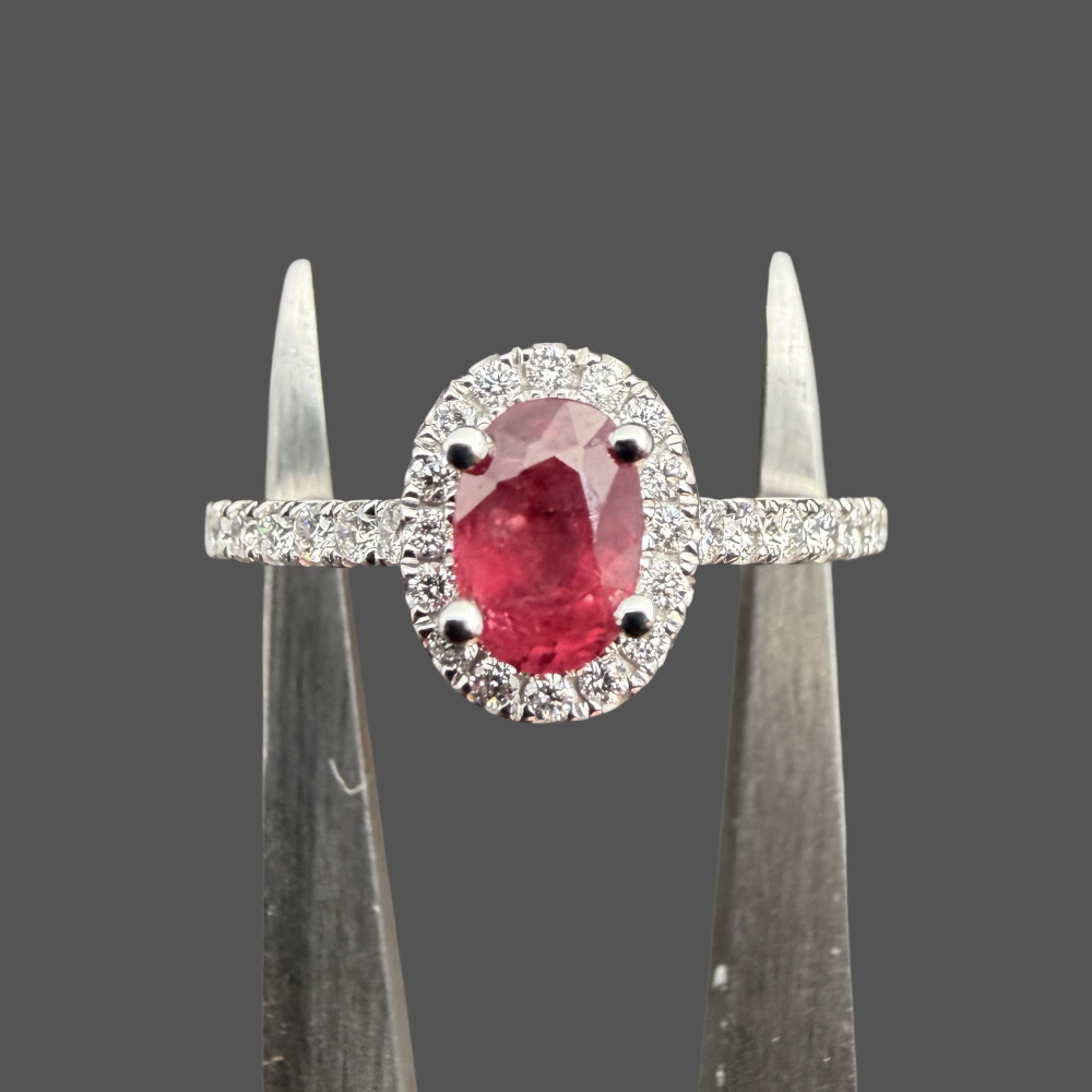 Bague Rubis et Diamants