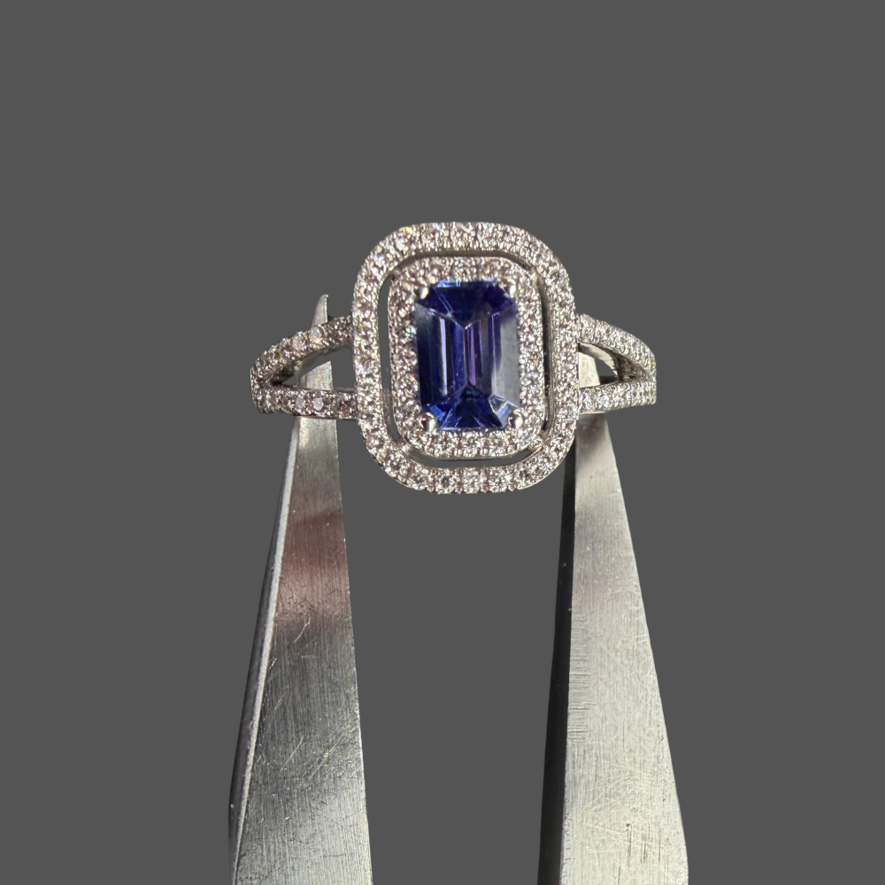 Bague Tanzanite Entourage