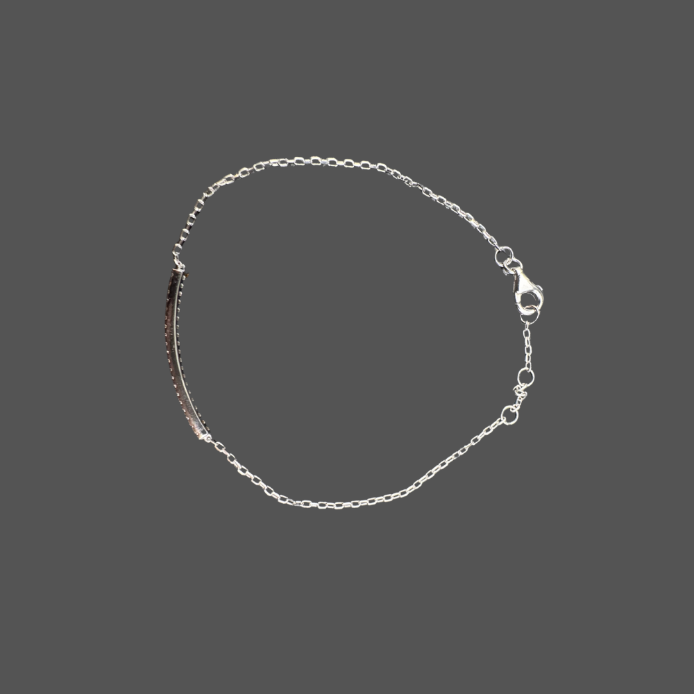Bracelet Chaîne Or Blanc & Diamants