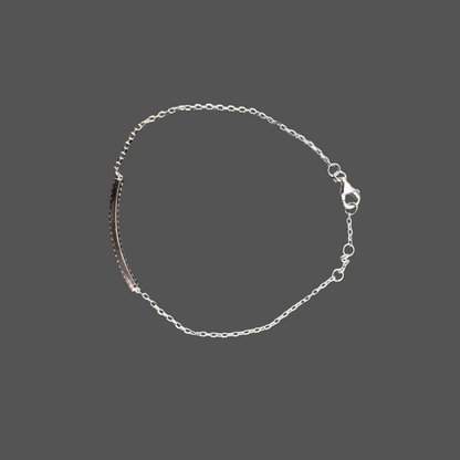 Bracelet Chaîne Or Blanc & Diamants