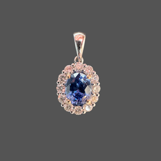 Pendentif saphir de Ceylan