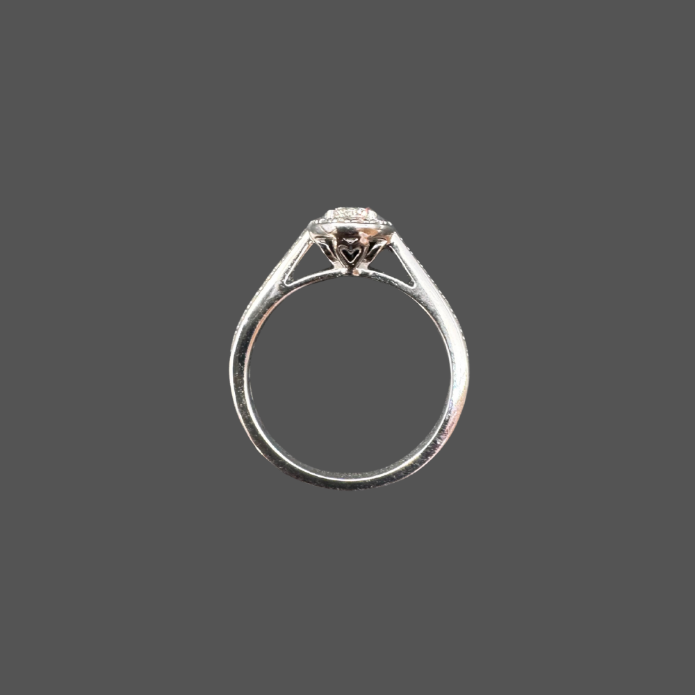 Solitaire accompagné 0.60ct